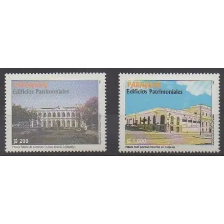 Promotion Paraguay - 1997 - No 2720/2721 - Monuments