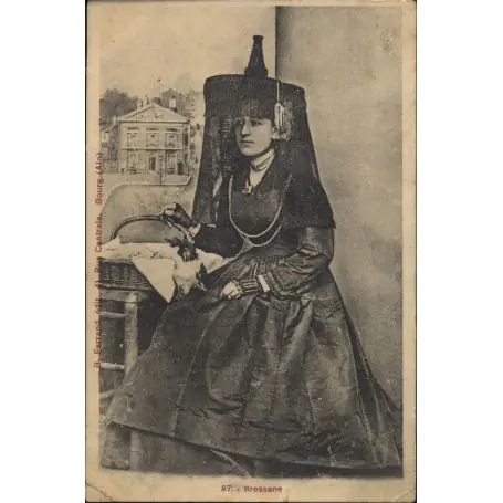 Bon Plan Carte postale 01 - Bressane en costume