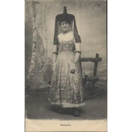 Vente Directe Carte postale 01 - Bressane en costume