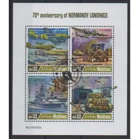Maldives - 2019 - No 6739/6742 - Seconde Guerre Mondiale - Oblitérés Original