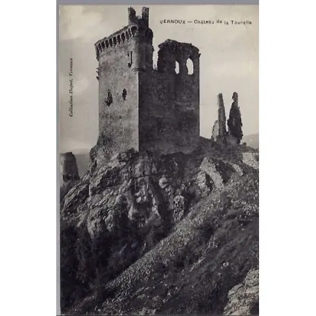 Offre Spéciale Carte postale 01 - Vernoux - Chateau de la tourelle- Voyage - Dos divise...