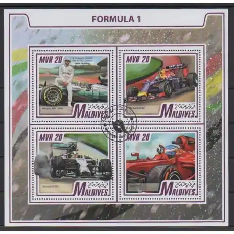 Achetez Aujourd’hui Maldives - 2017 - No 5910/5913 - Voitures - Oblitérés