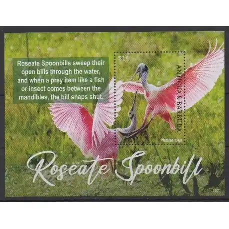 Antigua et Barbuda - 2023 - No BF838 - Oiseaux Fait Main