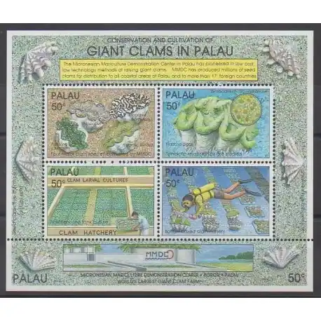 Palau - 1991 - No BF10 - Vie marine Solde
