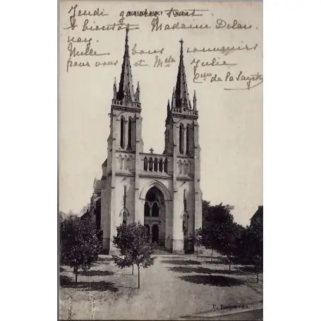 Certifié Carte postale 03 - Bourbon-Dancy - L'eglise - Voyage - Dos divise...