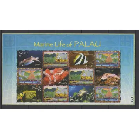 Palau - 2004 - No 2051/2056 - Vie marine Garantie Incluse