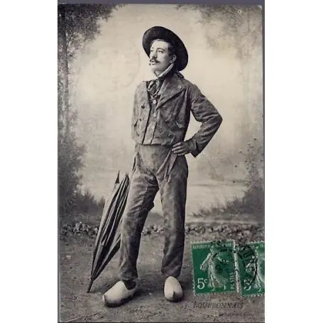 Dernier Modèle Carte postale 03 - Bourbonnais - Voyage - Dos divise