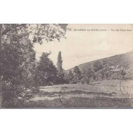 Carte postale 03 - Buxieres les Mines - Vue des Cotes rocs Vente Flash