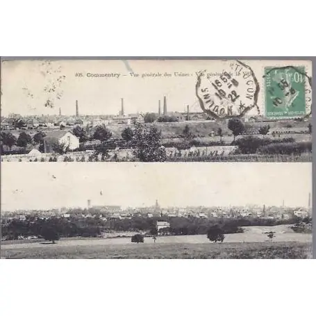 Carte postale 03 - Commentry - Vue generale des usines Vente Flash