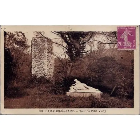 Offre Limitée Carte postale 03 - Lamalou-les-Bains - Tour du petit Vichy - Voyage - Dos divise