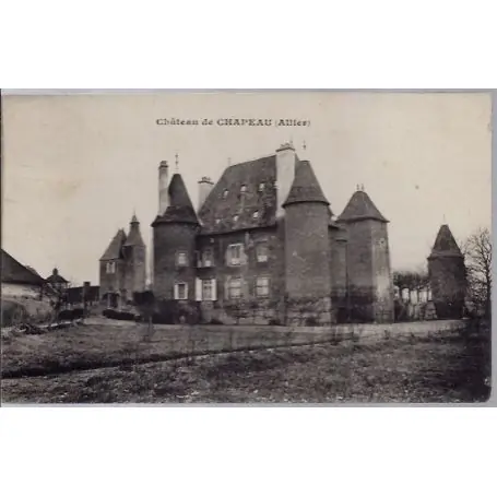 Promotion Carte postale 03 - Montbeugny - Chateau de Chapeau- Voyage - Dos divise...