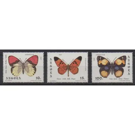Offre Du Jour Angola - 1982 - No 656/658 - Insectes