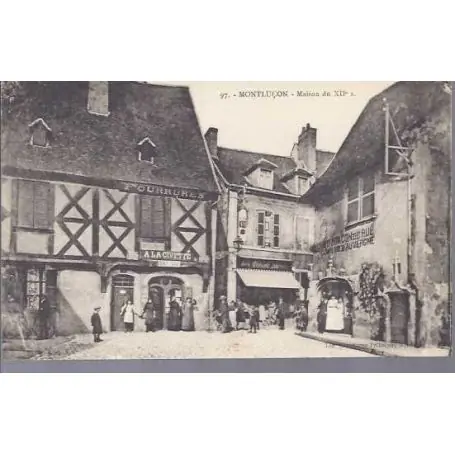 Carte postale 03 - Montlucon - Maisondu XIIeme siecle Prix Bas