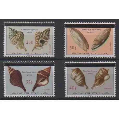 Angola - 1981 - No 642/645 - Vie marine Promotion