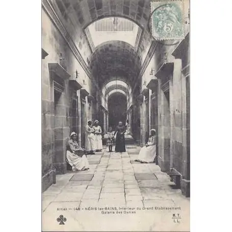 Top Vente Carte postale 03 - Neris les bains - Galerie des dames - Animee