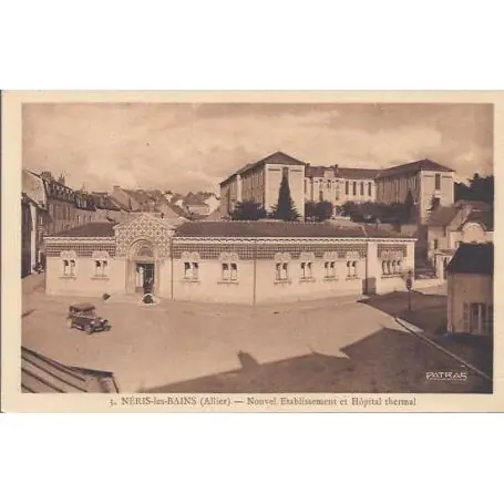 Carte postale 03 - Neris les bains - Hopital thermal Prix Promo