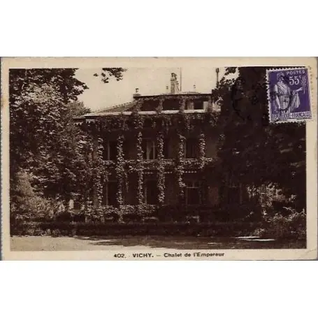 Offre Exclusive Carte postale 03 - Vichy - Chalet de l'empereur - Voyage - Dos divise