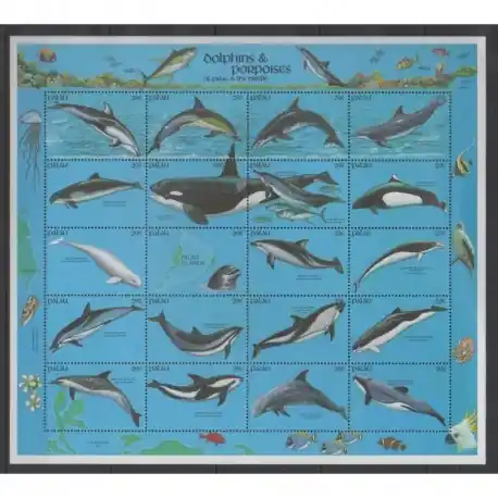 Premium Palau - 1991 - No 402/421 - Mammifères - Vie marine