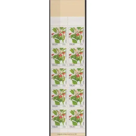 Palau - 1987 - No C163a - Fleurs Prix Promo