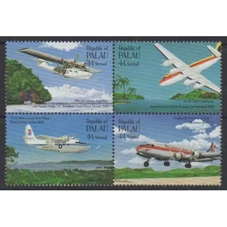 Prix Choc Palau - 1985 - No PA10/PA13 - Aviation