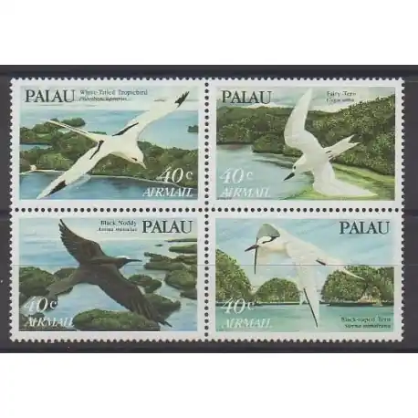 Palau - 1984 - No PA1/PA4 - Oiseaux Satisfait Ou Remboursé