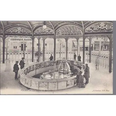 Prix Choc Carte postale 03 - Vichy - La source de la grille