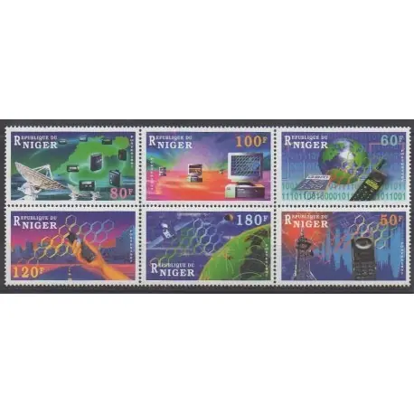 Niger - 1997 - No 981/986 - Télécommunications Promotion Saisonnière