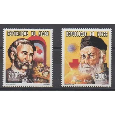 Niger - 1996 - No 867/868 - Santé ou Croix-Rouge Marque