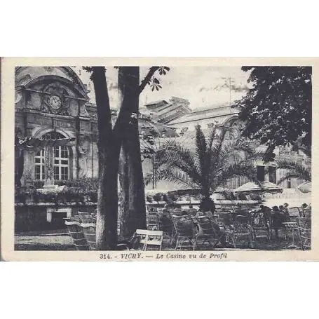 Prix Réduit Carte postale 03 - Vichy - Le casino vu de profil