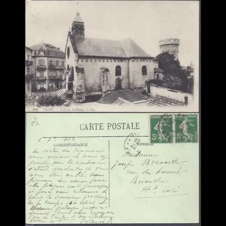 Meilleure Qualité Carte postale 03 - Vichy - L'Eglise St-Blaise