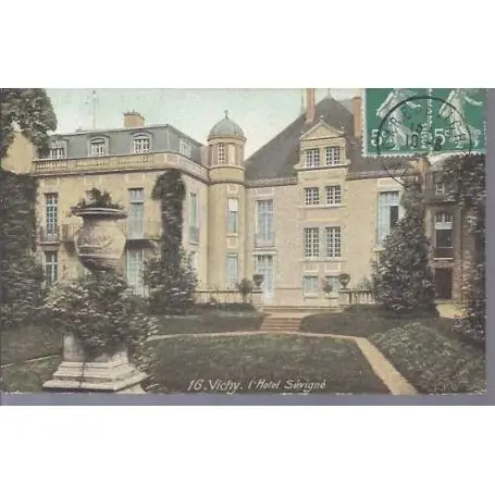 Carte postale 03 - Vichy - L'hopital sevigne Certifié