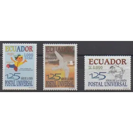 Nouvelle Collection Équateur - 1999 - No 1483/1485 - Service postal