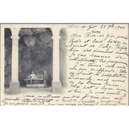 Promotion Carte postale 03 - Vichy - Source de la grotte