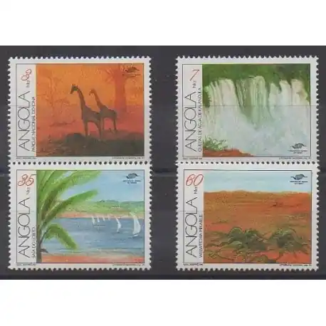 Livraison Gratuite Angola - 1991 - No 824/827 - Tourisme