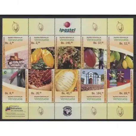 Venezuela - 2015 - No 3084/3093 - Fruits ou légumes - Gastronomie Meilleur Prix