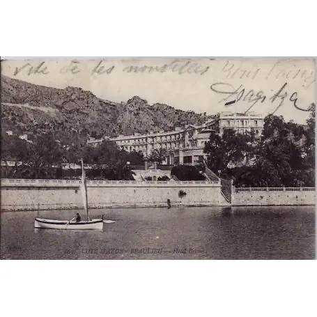 Carte postale 06 - Beaulieu - Hotel Bristot - Voyage - Dos divise... Promotion Saisonnière