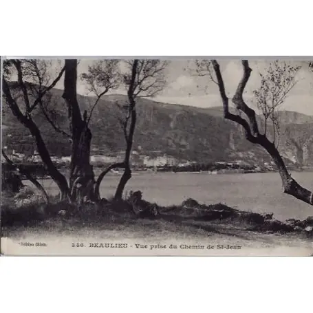 Offre Spéciale Carte postale 06 - Beaulieu - Vue prise du chemin de St Jean - Voyage - Dos divise...