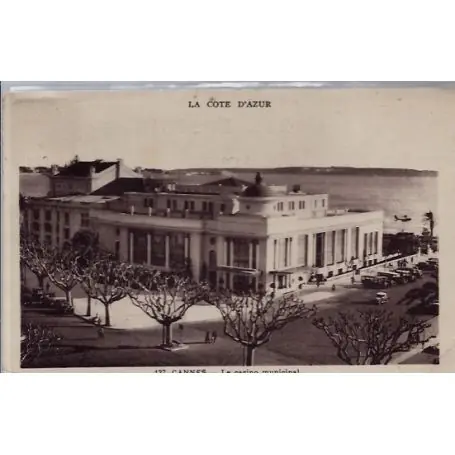 Carte postale 06 - Cannes - Le casino Municipal - Voyage - Dos divise... Super Prix