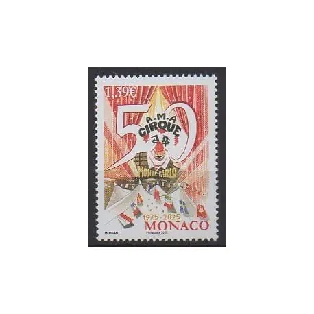 Promotion Saisonnière Monaco - 2025 - No 3470 - Cirque ou magie