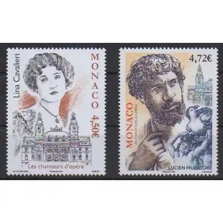 Prix Bas Monaco - 2025 - No 3473/3474 - Musique