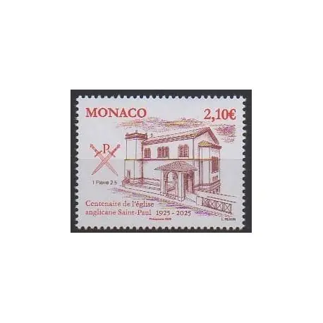 Monaco - 2025 - No 3480 - Églises Promotion