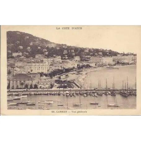Carte postale 06 - Cannes - Vue generale Gros Lot