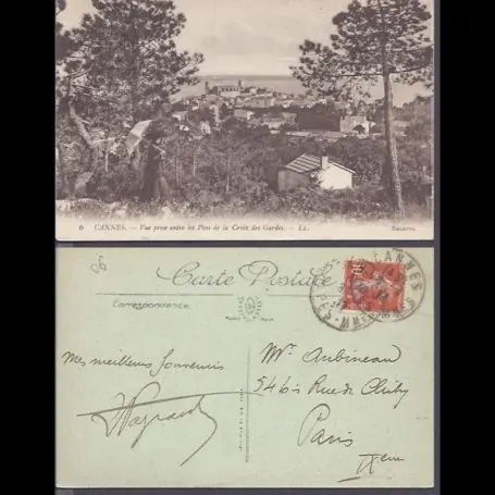 Achetez Aujourd’hui Carte postale 06 - Cannes - Vue prise entre les pins de la Croix des Gardes