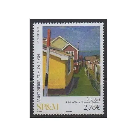 Prix Réduit Saint-Pierre et Miquelon - 2025 - No 1354 - Peinture