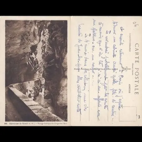 Pas Cher Carte postale 06 - Environs de Beuil - Passage feerique des gorges du Cians