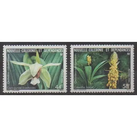 Populaire Nouvelle-Calédonie - 1986 - No 520/521 - Orchidées