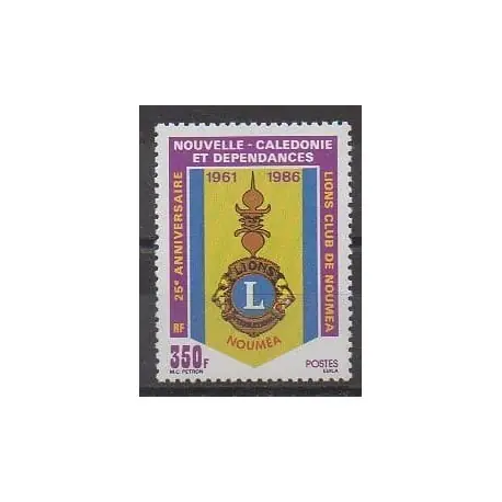 Nouvelle-Calédonie - 1986 - No 528 - Rotary ou Lions club Offre Limitée