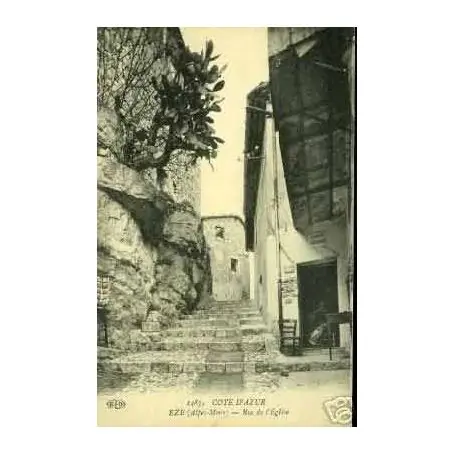 Prix Cassé Carte postale 06 - EZE - RUE DE L'EGLISE