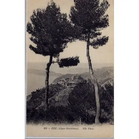 Super Prix Carte postale 06 - Eze - Vue generale - Non voyage - Dos divise...