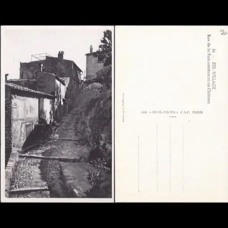 Garantie Incluse Carte postale 06 - Eze-Village - Rue de la Paix conduisant au chateau